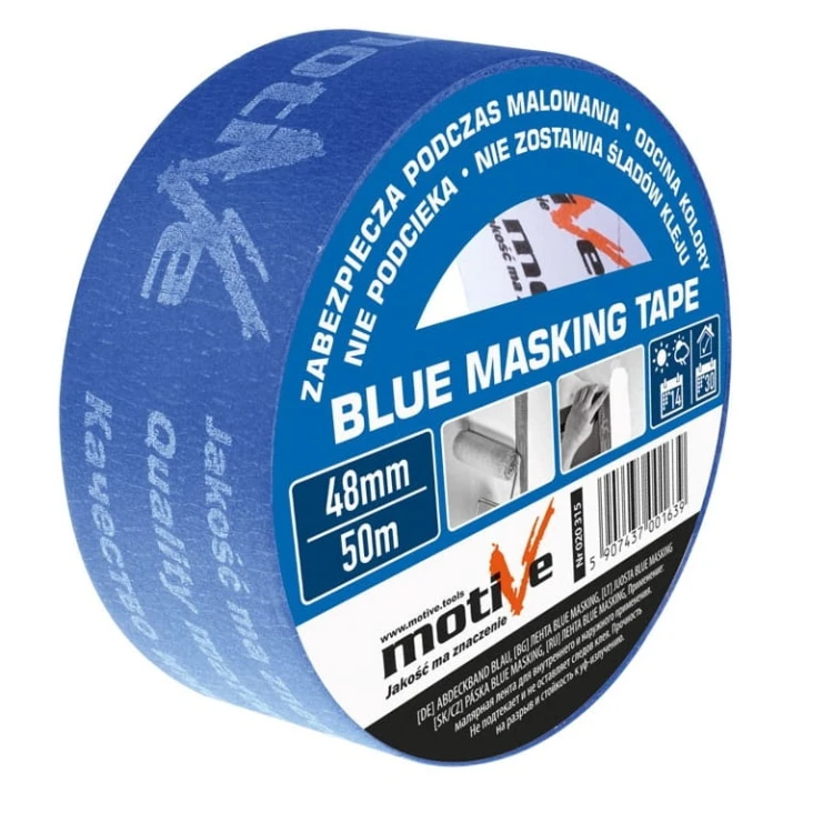 BLUE MASKING TAPE 48mm/50m MOTIVE
