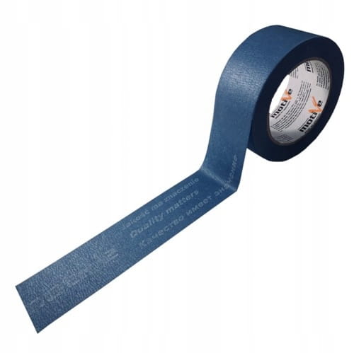 MOTIVE Blue Masking Tape – rozwinięta taśma