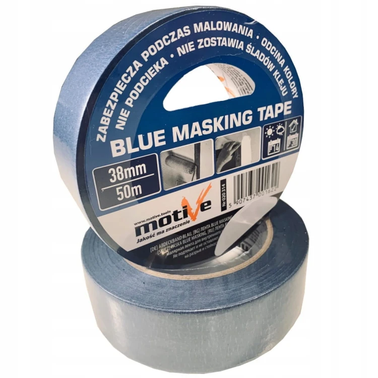 BLUE MASKING TAPE 38mm/50m MOTIVE