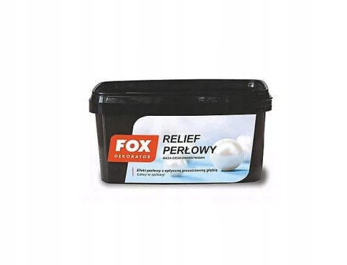 FOX RELIEF PERŁOWY, GOLD KOLOR 0001 1 KG (5907623032157)