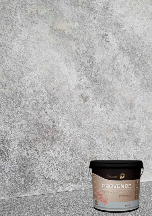 Provence Jasnoszary Design Decowant – efekt glinki weneckiej i opakowanie