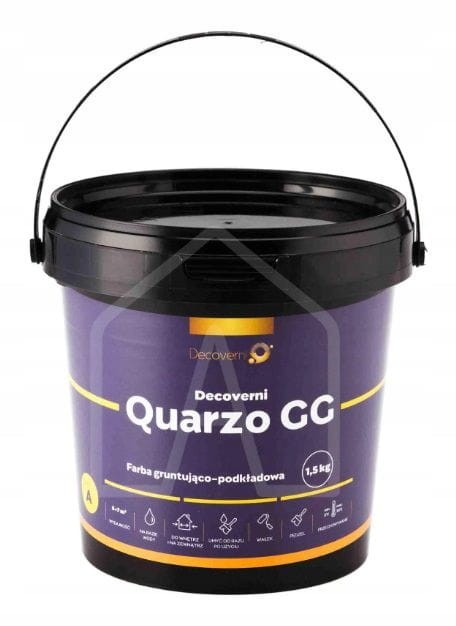DECOVERNI QUARZO GG 1,5 KG FARBA GRUNTUJĄCA