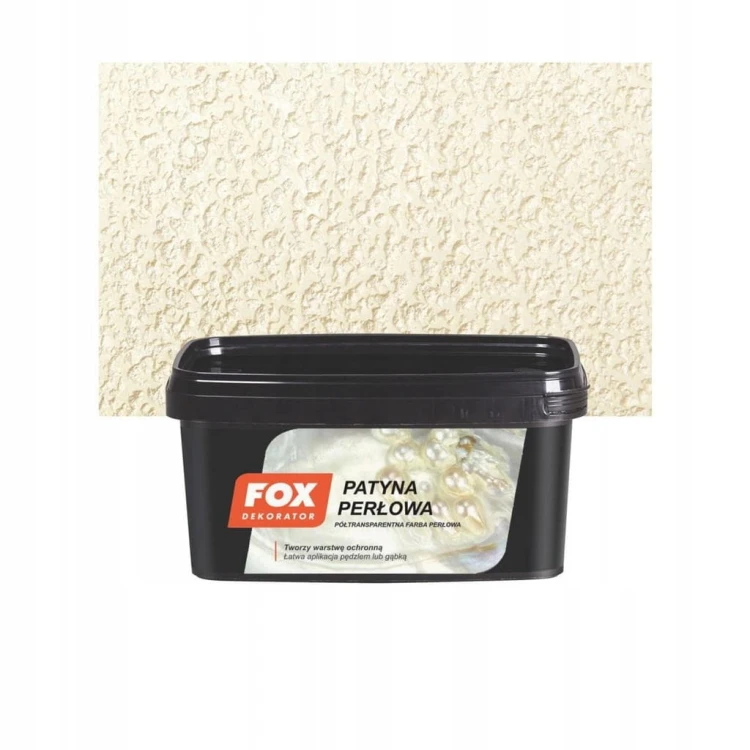 FOX Patyna Perłowa – opakowanie i struktura dekoracji