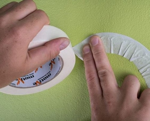 WHITE MASKING TAPE 30mm/50m MOTIVE