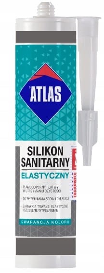 Silikon Atlas 036 szary 280 ml