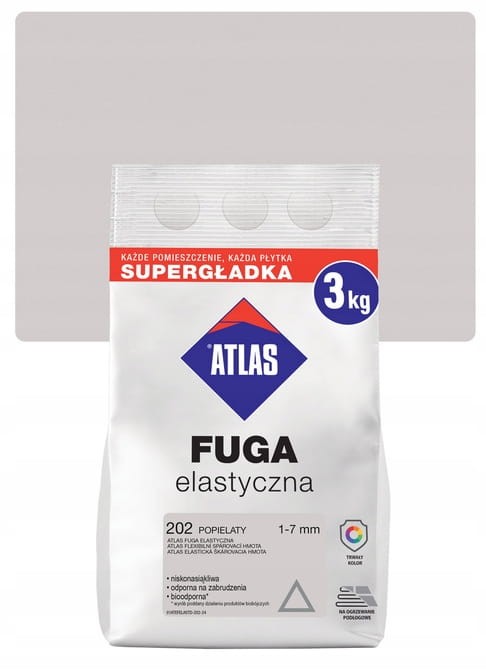 ATLAS FUGA ELASTYCZNA POPIELATA 202 3 KG