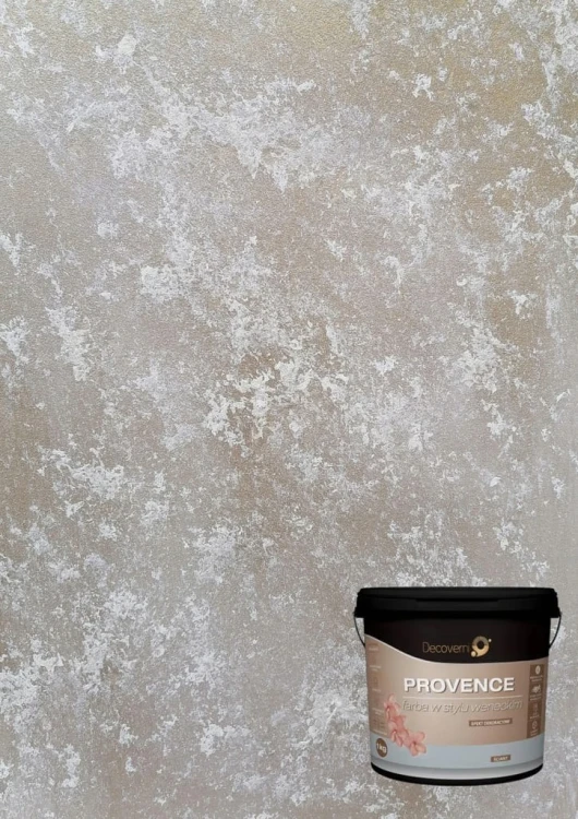 Provence Mocne Cappuccino Design Decowant – efekt glinki weneckiej i opakowanie