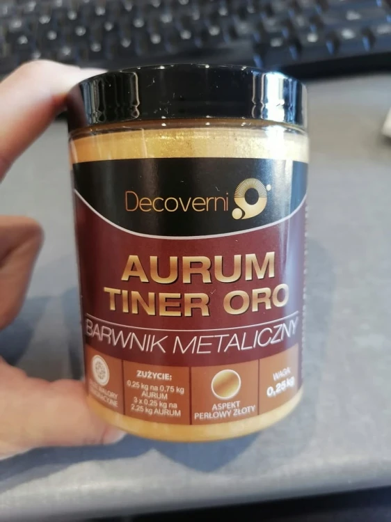 Decoverni Aurum Tiner Oro – barwnik metaliczny
