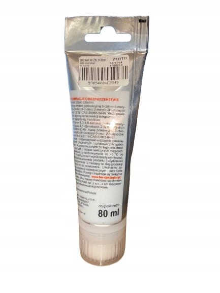 FOX DEKORATOR BROKAT W ŻELU 01 ZŁOTY 80 ml