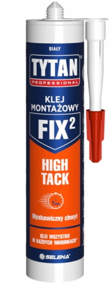TYTAN PROFESSIONAL FIX2 High Tack Klej Montażowy 290 ml biały