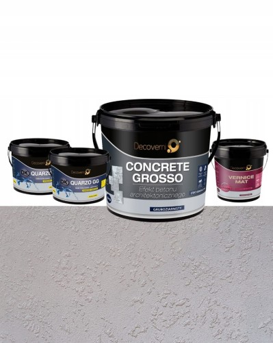 BETON CONCRETE GROSSO 20 KG zestaw 10m2 MIST