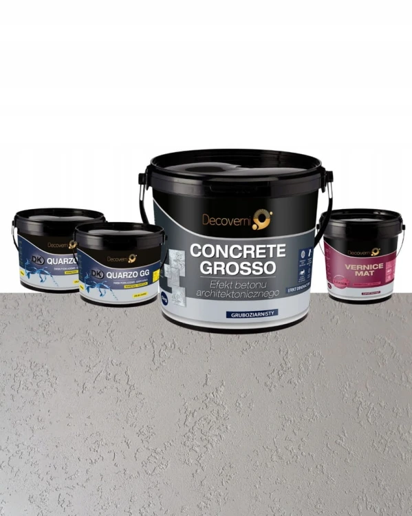 BETON CONCRETE GROSSO 20 KG zestaw 10m2 brown Brąz