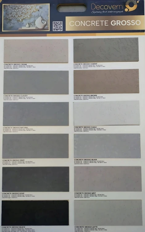 BETON CONCRETE GROSSO 20 KG zestaw 10m2 brown Brąz
