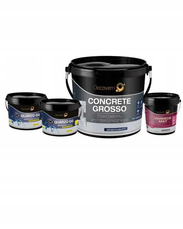 BETON CONCRETE GROSSO 20 KG zestaw 10m2 brown Brąz