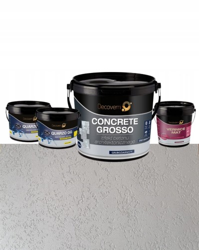 BETON CONCRETE GROSSO 20 KG zestaw 10m2 CREAM Krem