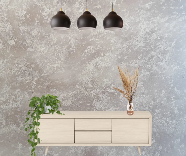 Provence Cappuccino Design Decowant – aranżacja ściany nad komodą