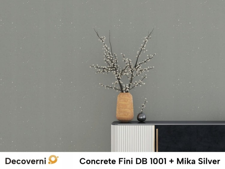 BETON CONCRETE FINI 5 KG DB 1001 + MIKA SILVER