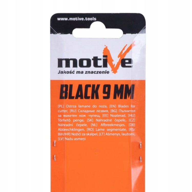 OSTRZA BLACK 9mm MOTIVE