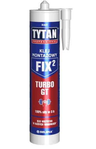 TYTAN PROFESSIONAL FIX2 TURBO GT Klej Montażowy 290 ml biały