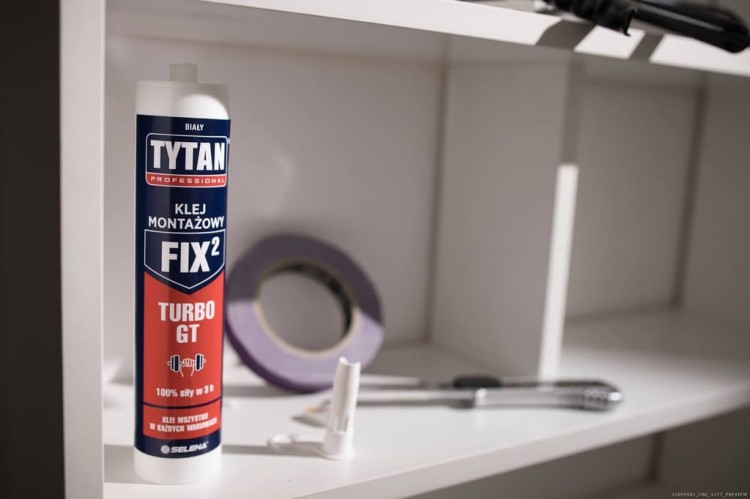 TYTAN PROFESSIONAL FIX2 TURBO GT Klej Montażowy 290 ml biały
