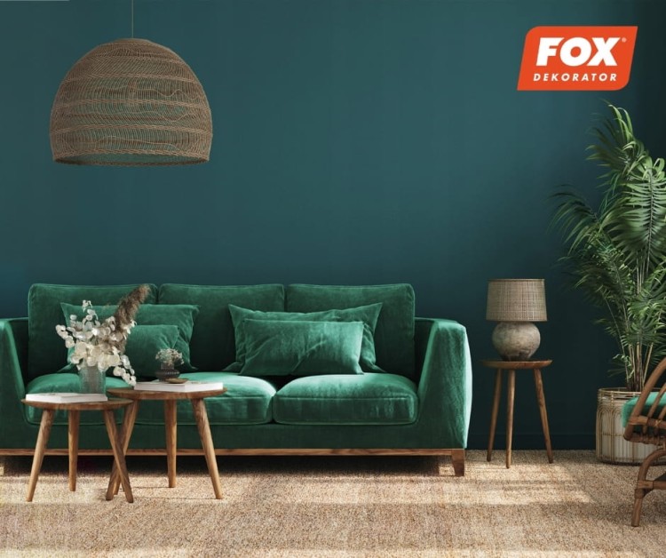 FOX DEKORATOR COLOR MATT Farba Lateksowa Wewnętrzna, 5 l NCS 5030-B30G