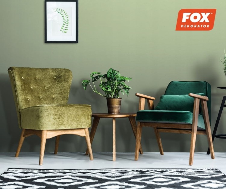 FOX DEKORATOR COLOR MATT Farba Lateksowa Wewnętrzna, 5 l NCS S2030-G30Y