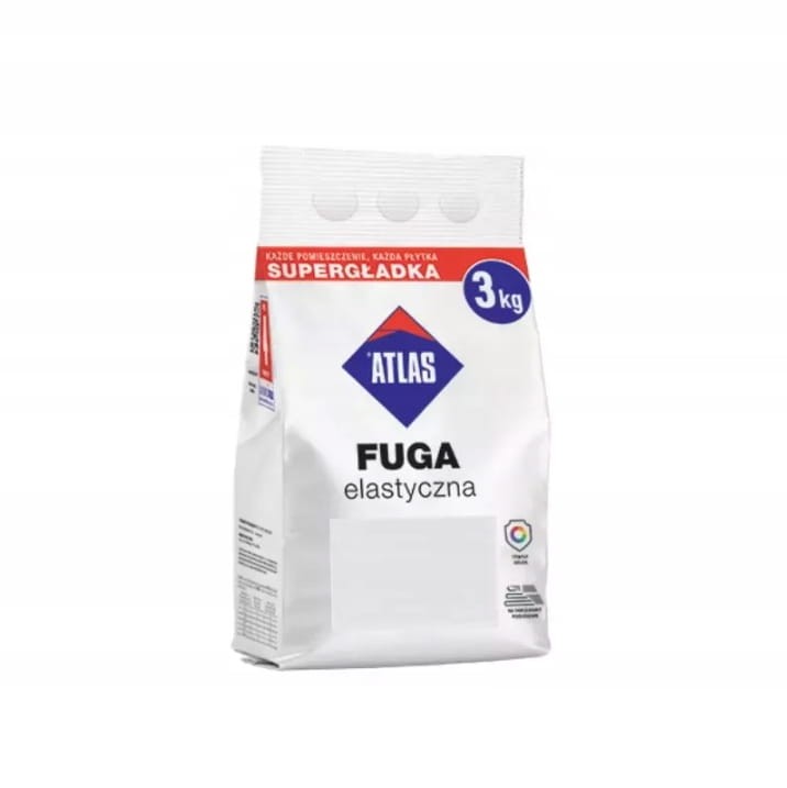 Atlas fuga elastyczna (nowa) 001 Biała A3
