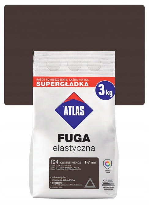 ATLAS FUGA ELASTYCZNA CIEMNE WENGE 124 3 KG