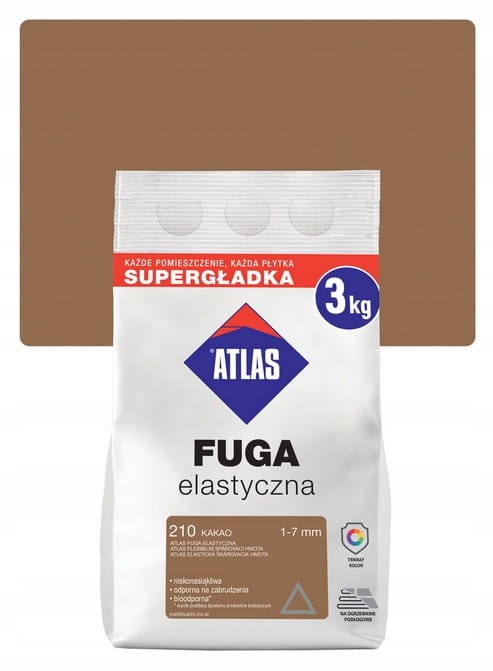 ATLAS FUGA CERAMICZNA KAKAO 210 3 KG