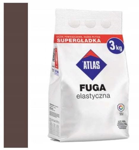 ATLAS FUGA CERAMICZNA CIEMNOBRĄZOWY 024 3 k