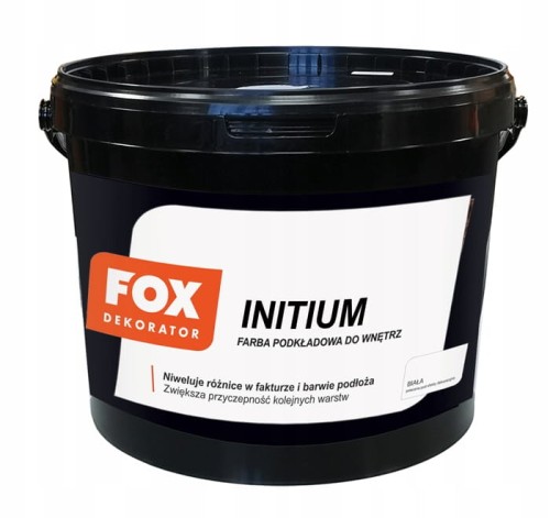 FOX DEKORATOR INITIUM PODKŁADOWA FARBA GRUNTUJĄCA 5 L