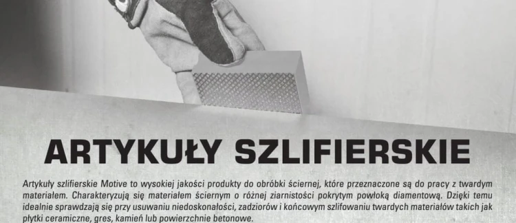 MOTIVE – grafika artykułów szlifierskich