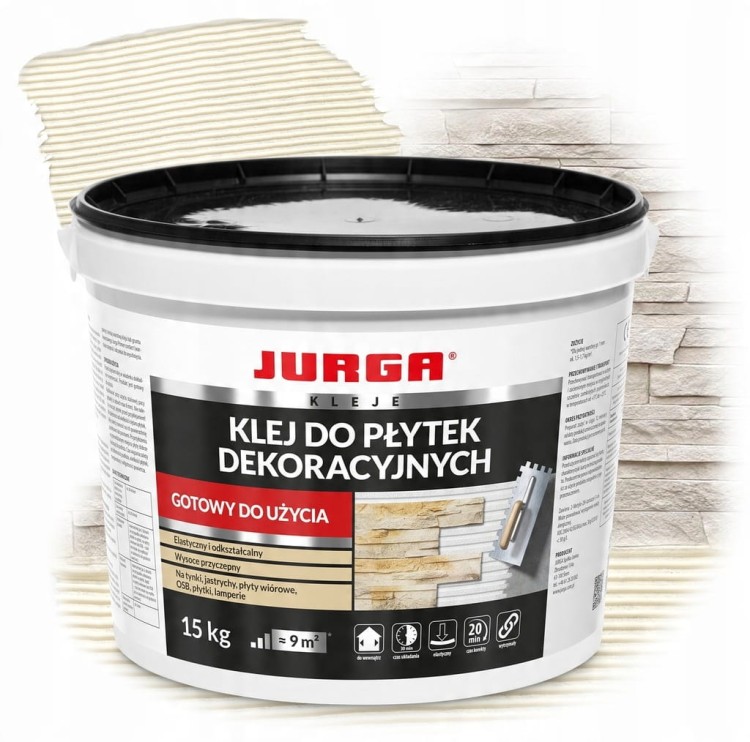 KLEJ DO PŁYTEK DEKORACYJNYCH 15 KG