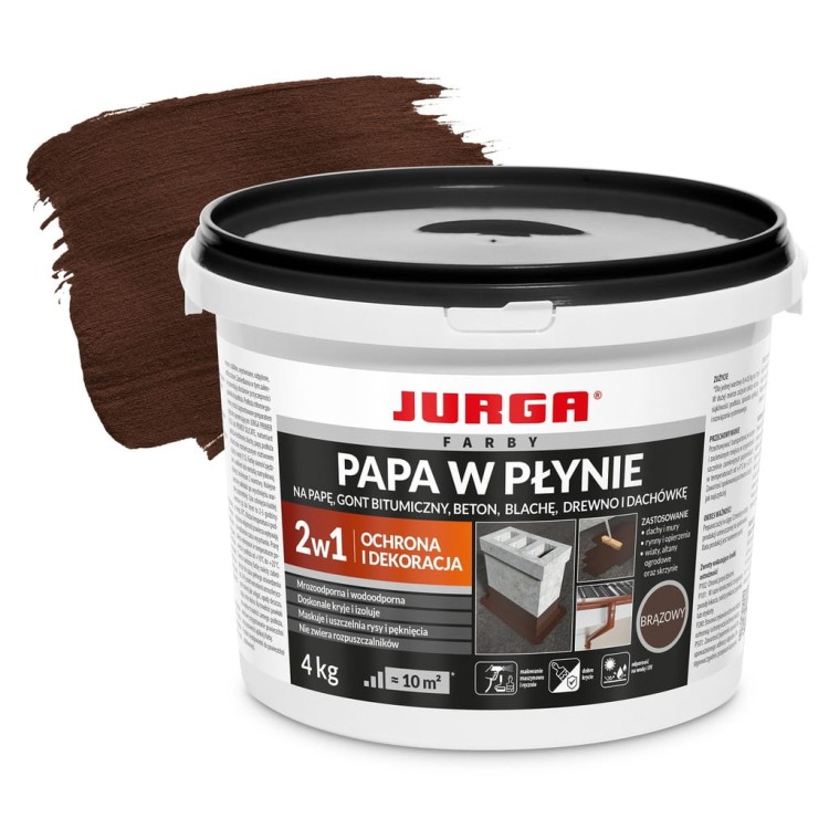 PAPA W PŁYNIE 4KG BRĄZOWY