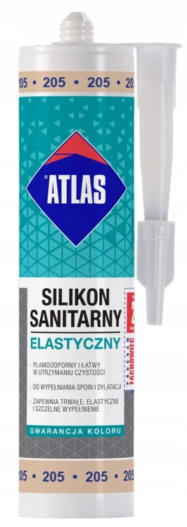 ATLAS SILIKON SANITARNY ELASTYCZNY 205