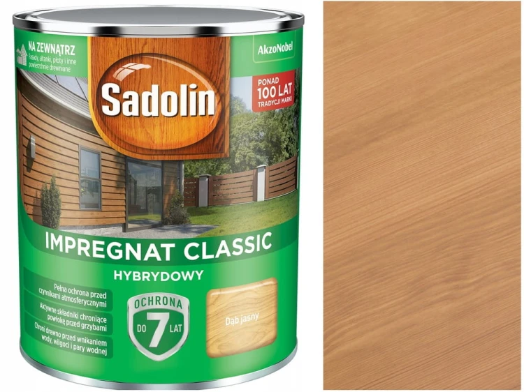 SADOLIN CLASSIC HYBRYDOWY DĄB JASNY 2,5 L