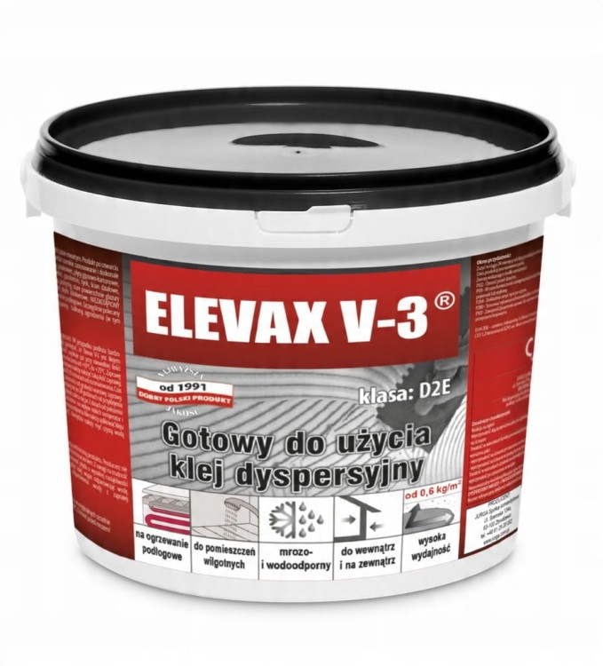 KLEJ DYSPRESYJNY ELEVAX V-3, 4 KG