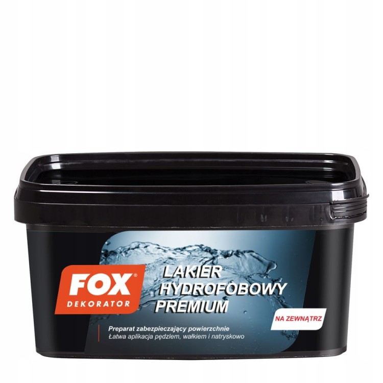 FOX DEKORATOR LAKIER HYDROFOBOWY, PREMIUM 3 l