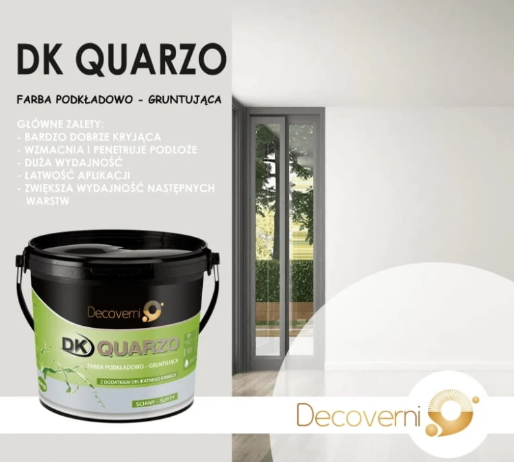 DK Quarzo Decoverni – farba podkładowa do efektów dekoracyjnych