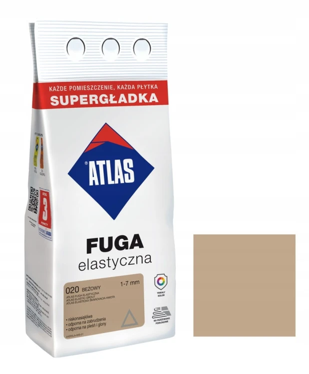 Fuga elastyczna Atlas 020 beżowy 2 kg
