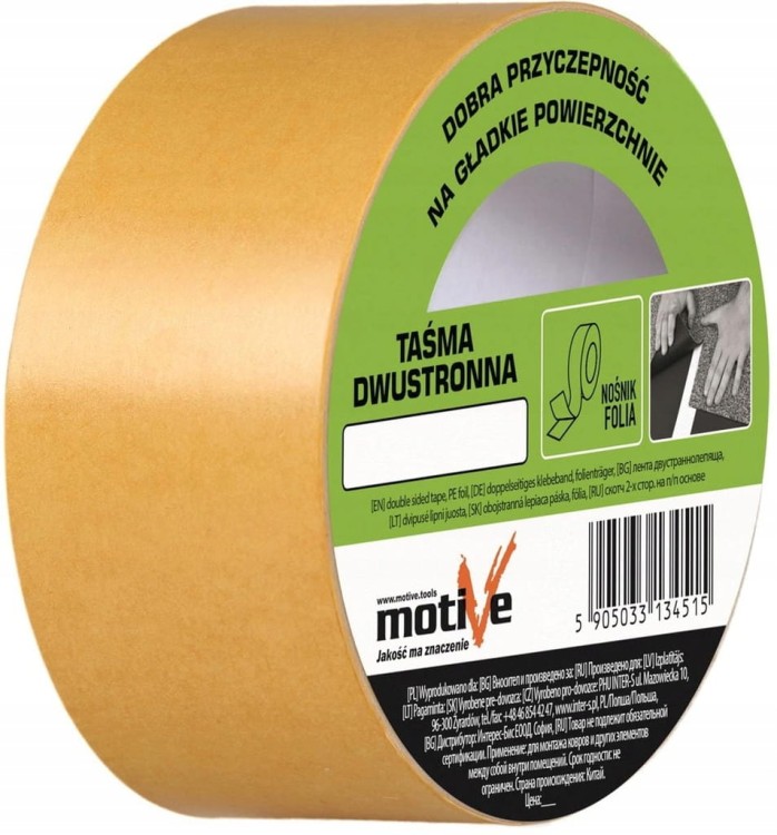 TAŚMA DWUSTRONNA 50MM/10M MOTIVE