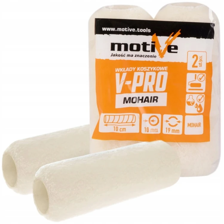 WKŁADY V-PRO MOHAIR 10 cm rono 10mm
