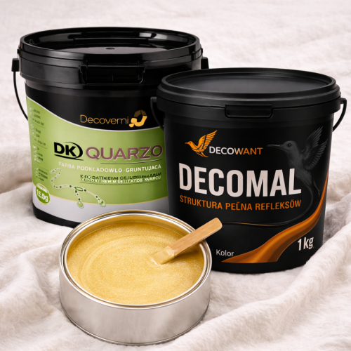 ZESTAW DECOMAL JASNE ZŁOTO