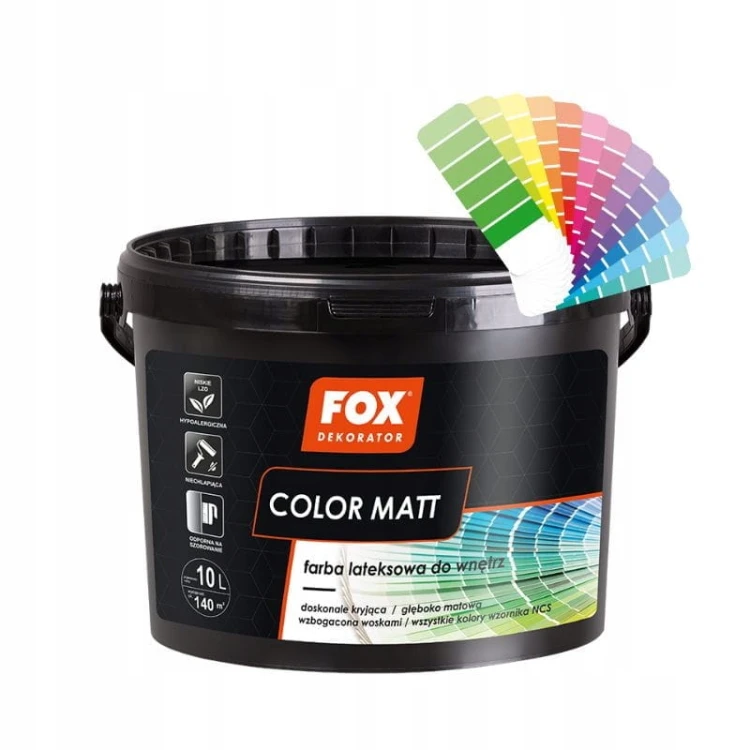FOX DEKORATOR COLOR MATT 2,5L NCS S601Y