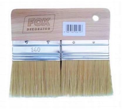 Pędzel płaski FOX 14 cm – widok z przodu
