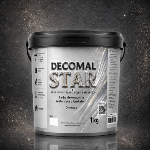DECOMAL STAR GRAFITOWA GWIAZDA