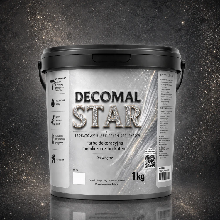 DECOMAL STAR GRAFITOWA GWIAZDA