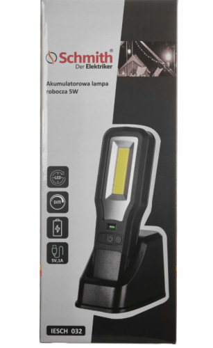 AKUMULATOROWA LAMPA ROBOCZA 5W + POWERBANK