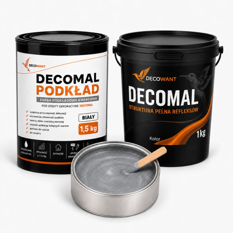 ZESTAW DECOMAL SZARY