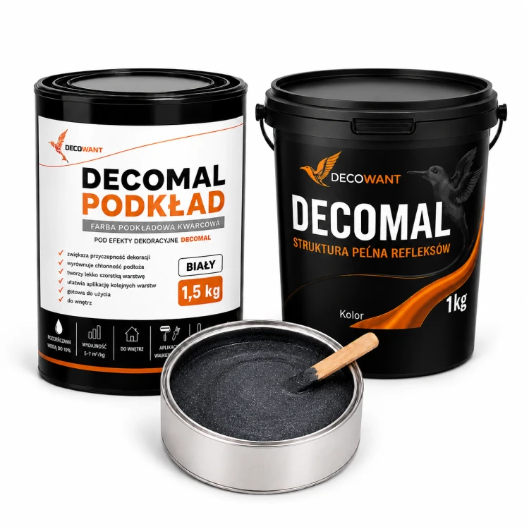 DECOMAL ZESTAW CIEMNY GRAFIT